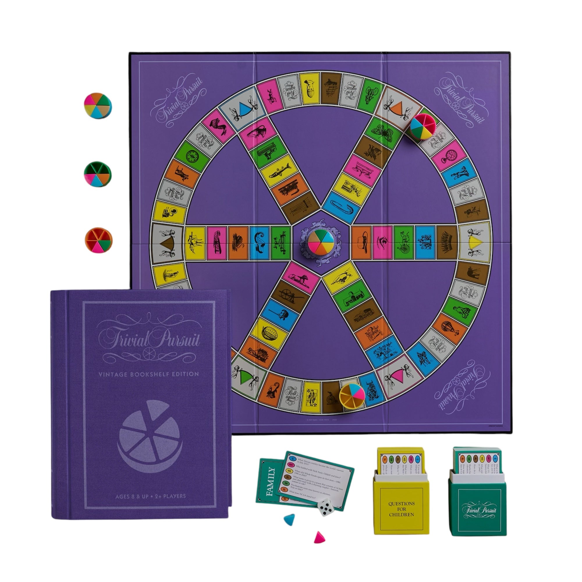 Trivial Pursuit Vintage Bookshelf Edition Board Game