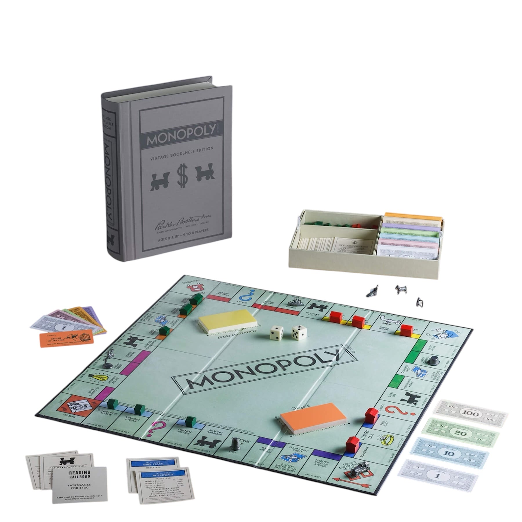 Monopoly Vintage Bookshelf Edition Board Game