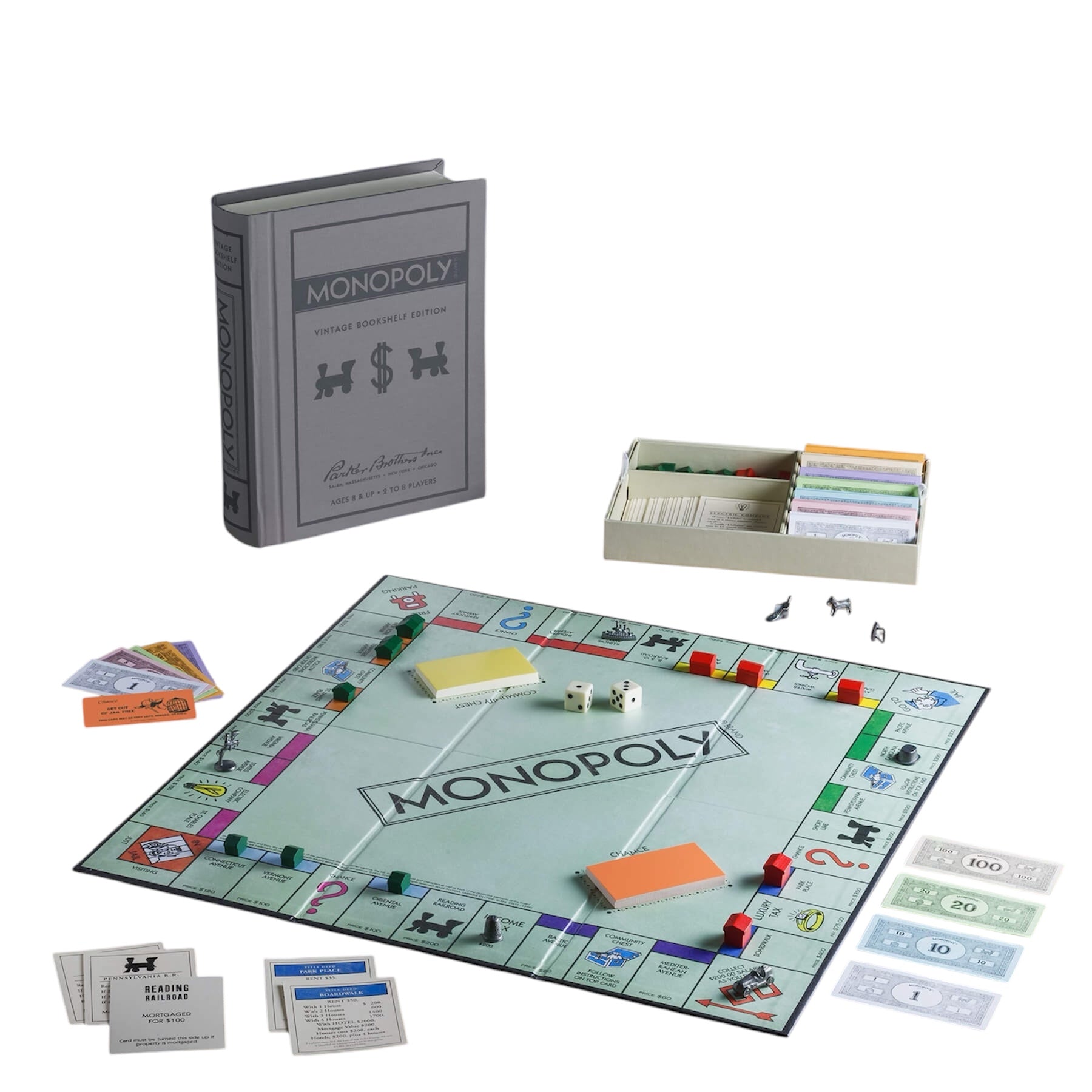 Monopoly Vintage Bookshelf Edition Board Game - Warhaus