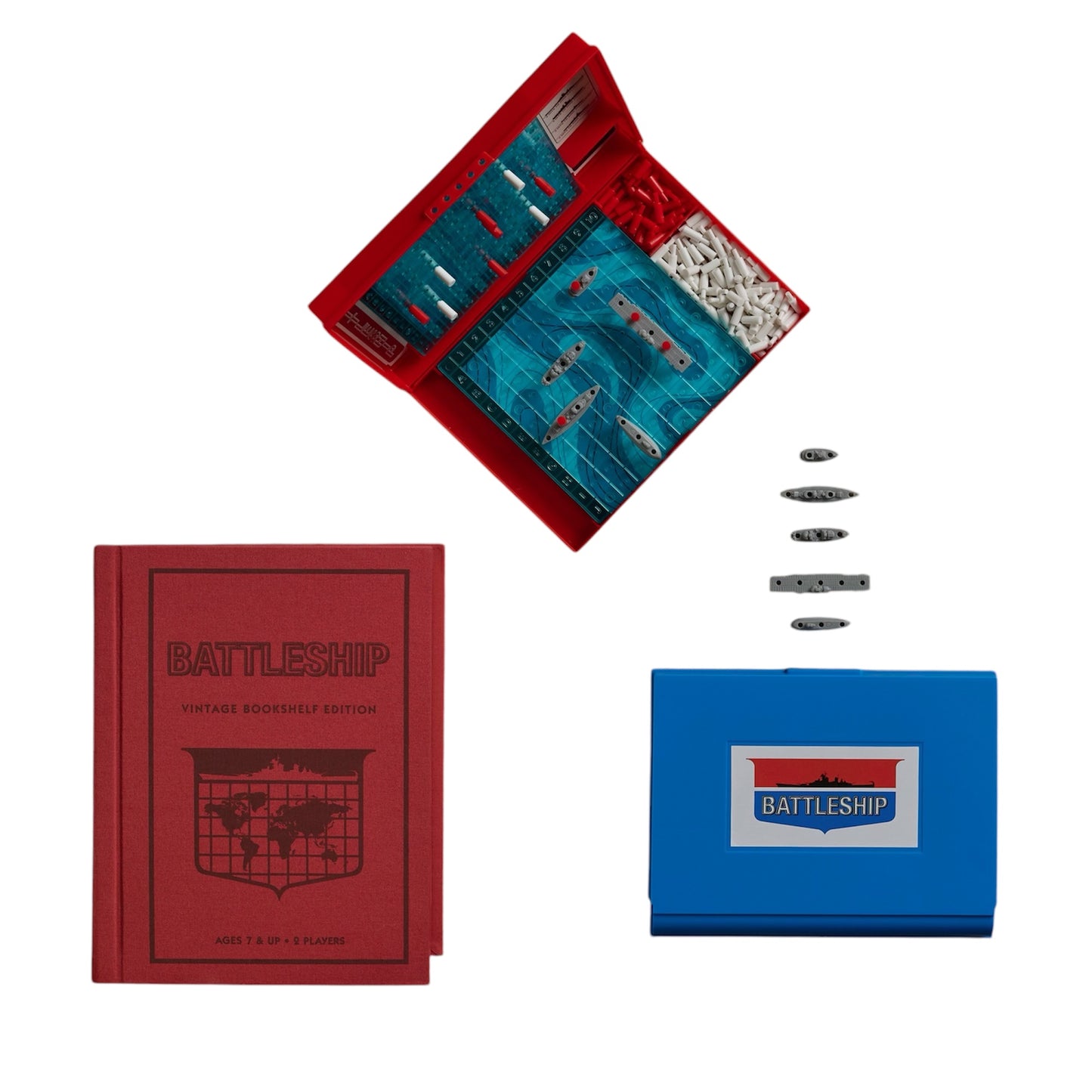 Battleship Vintage Bookshelf Edition Board Game - Warhaus