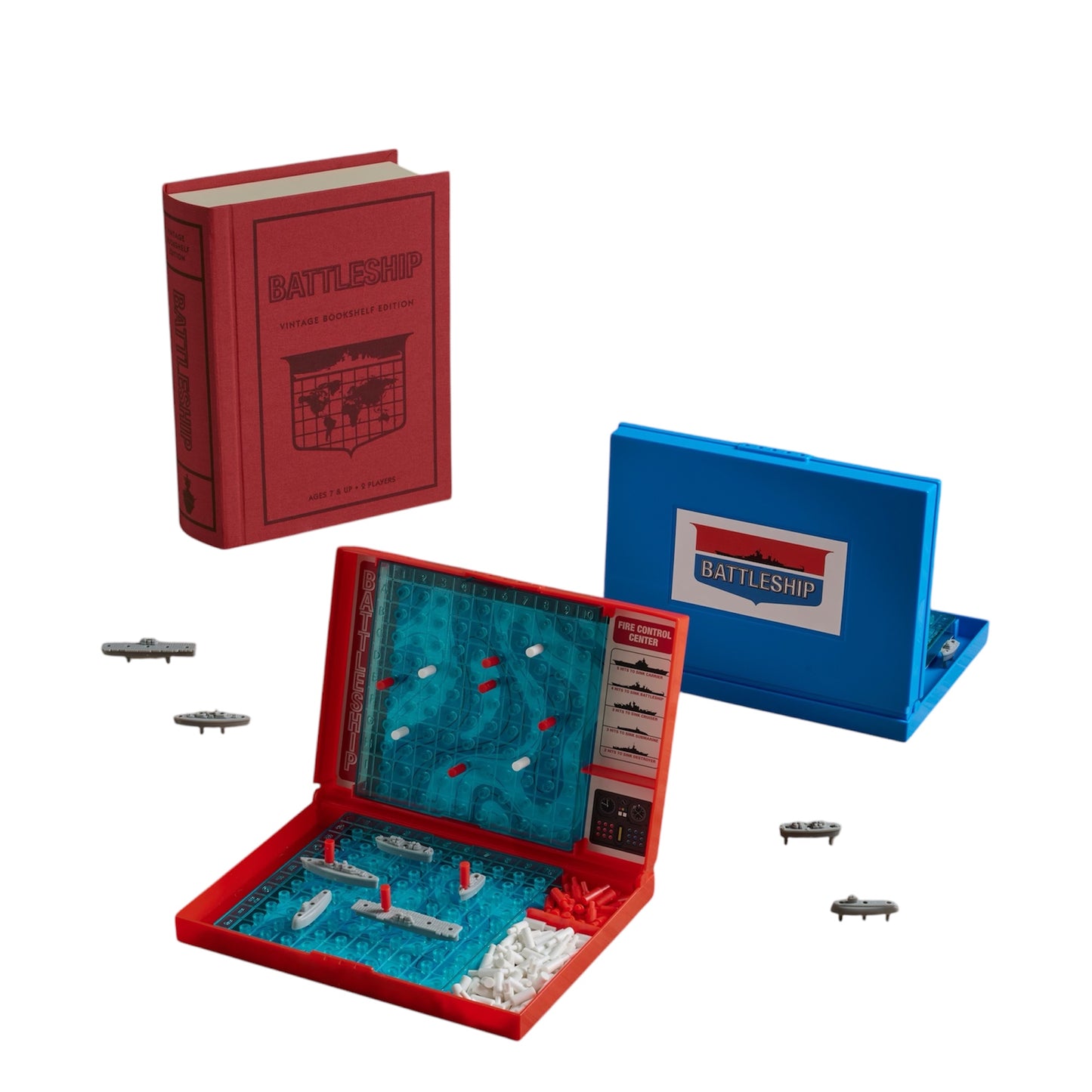 Battleship Vintage Bookshelf Edition Board Game - Warhaus