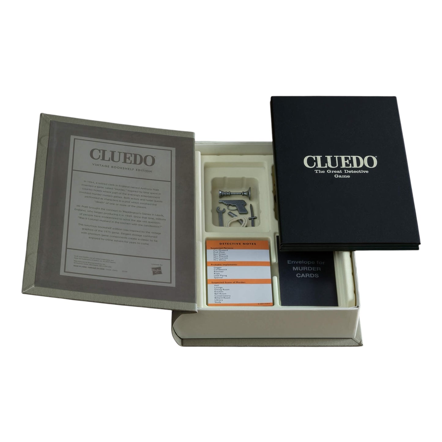 Cluedo Vintage Bookshelf Edition Board Game - Warhaus