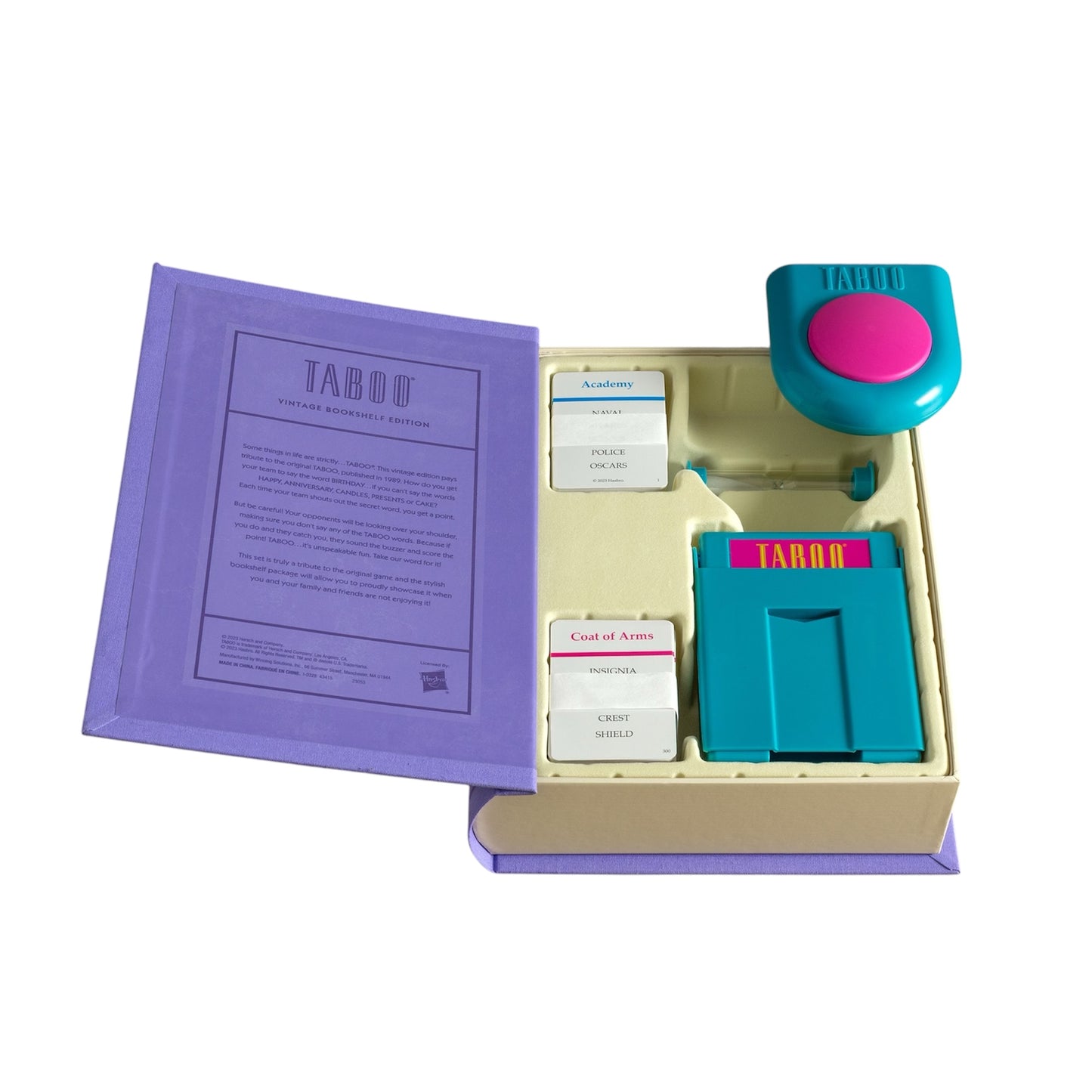 Taboo Vintage Bookshelf Edition Board Game - Warhaus