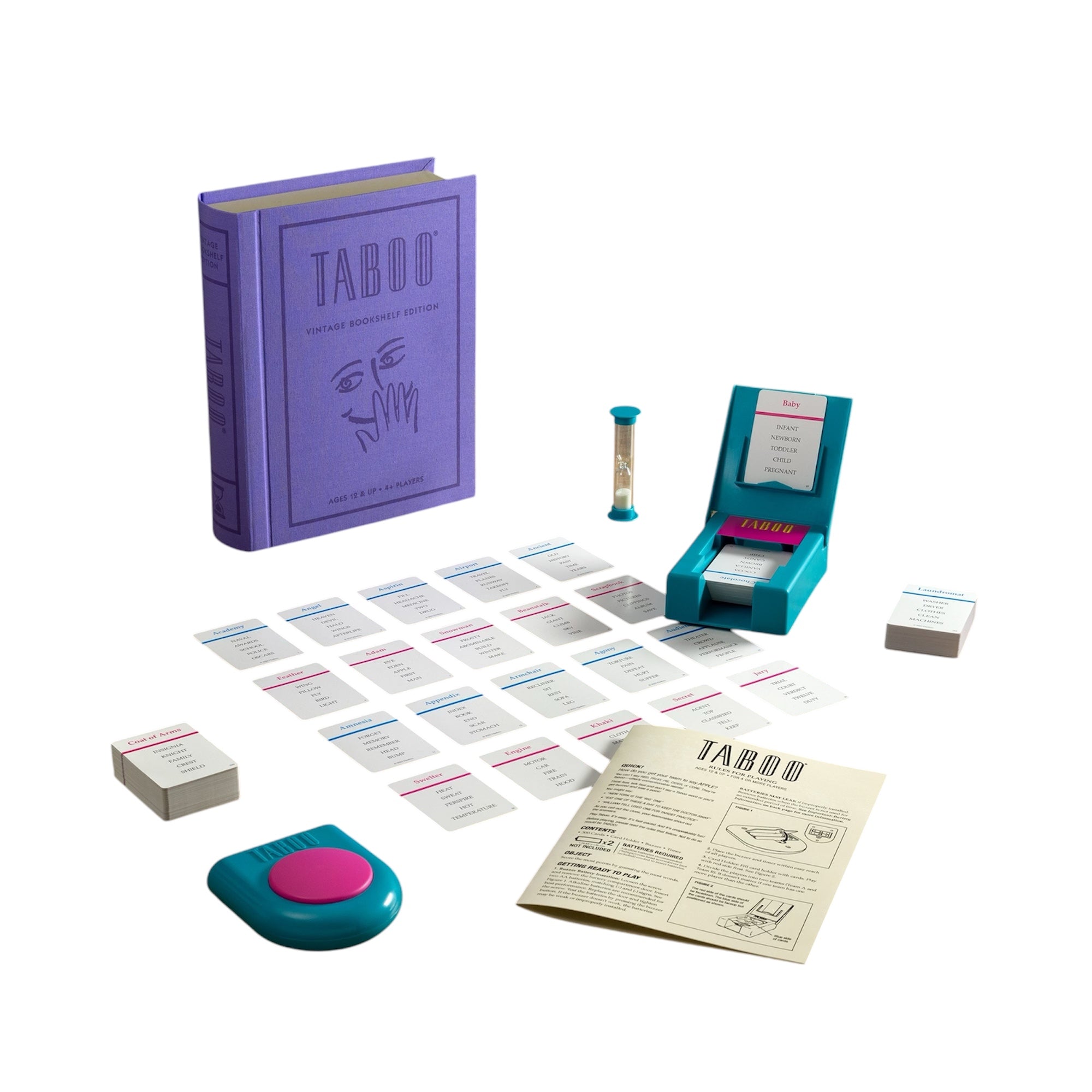 Taboo Vintage Bookshelf Edition Board Game