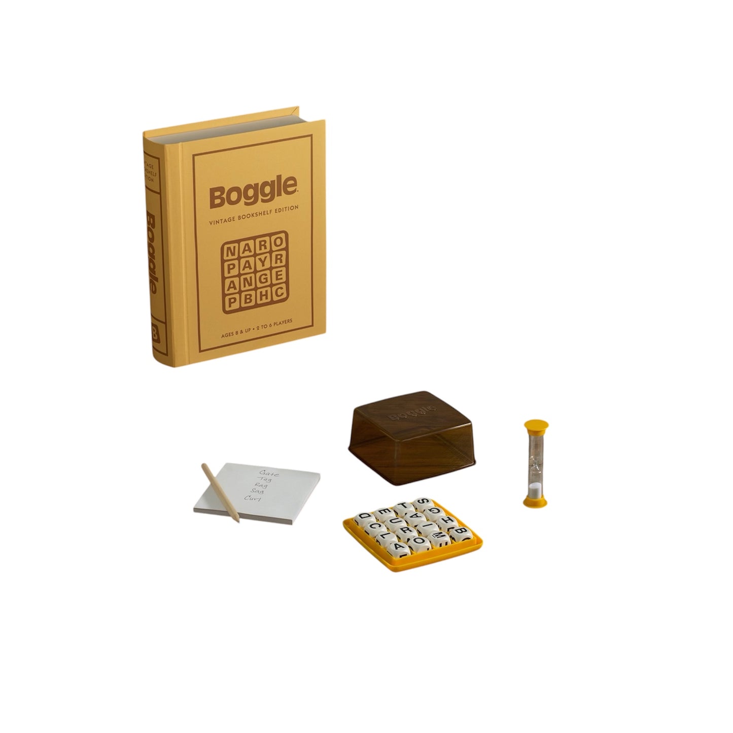 Boggle Vintage Bookshelf Edition Board Game - Warhaus