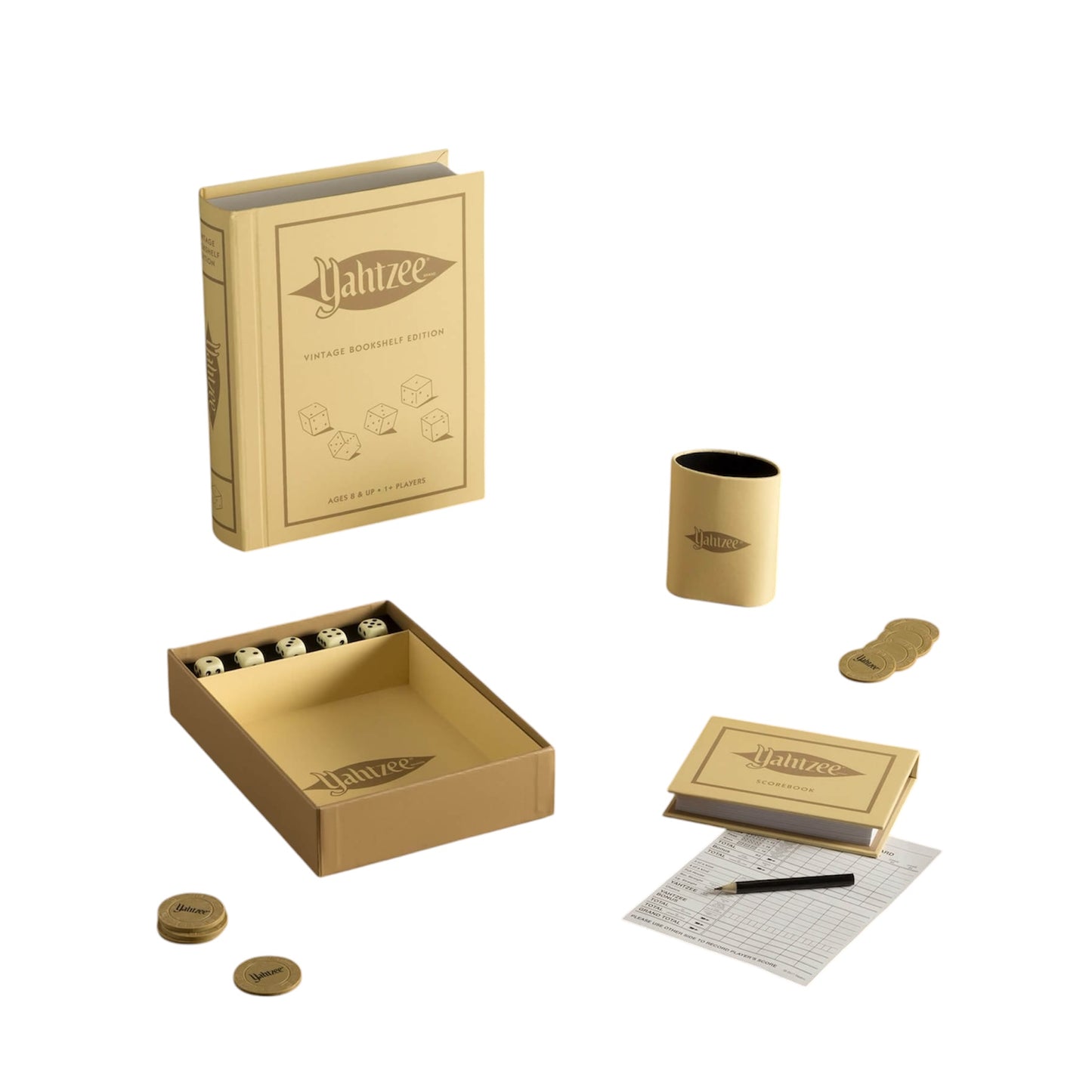 Yahtzee Vintage Bookshelf Edition Board Game - Warhaus