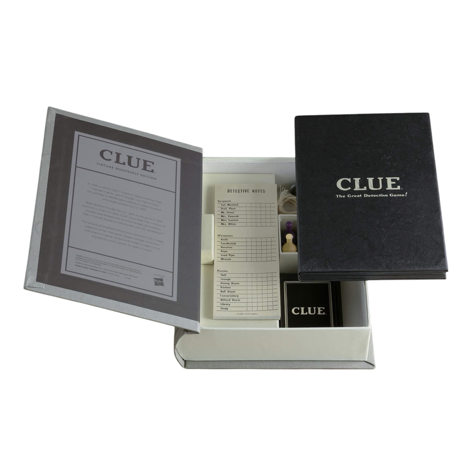 Clue Vintage Bookshelf Edition Board Game - Warhaus
