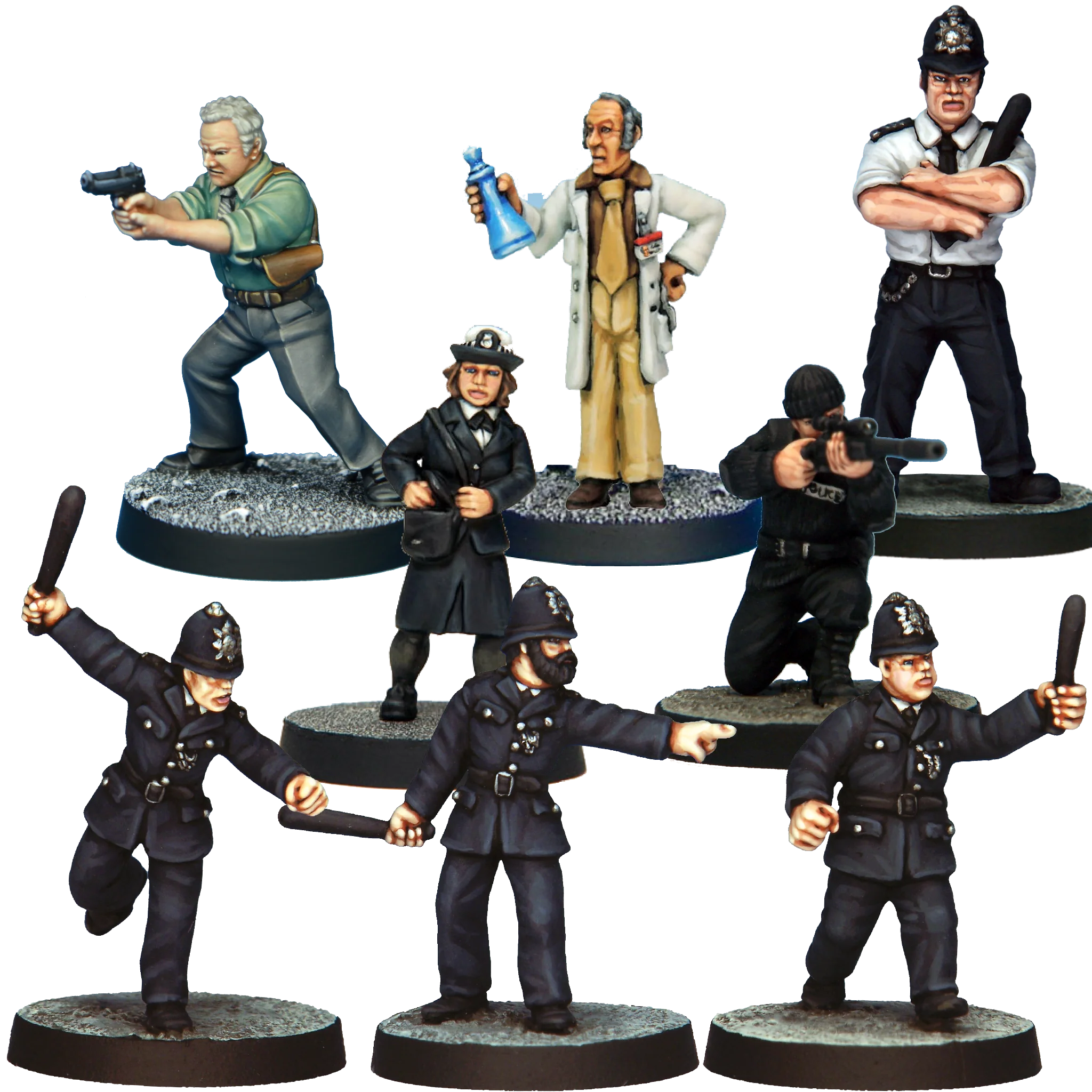 Crooked Dice: Starter Cast - Police