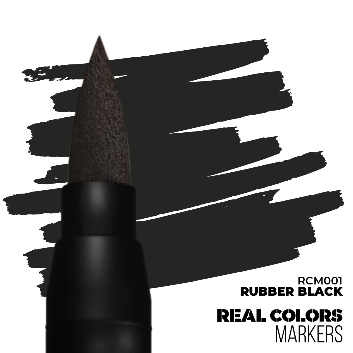 AK Interactive: Real Colors Markers - Rubber Black