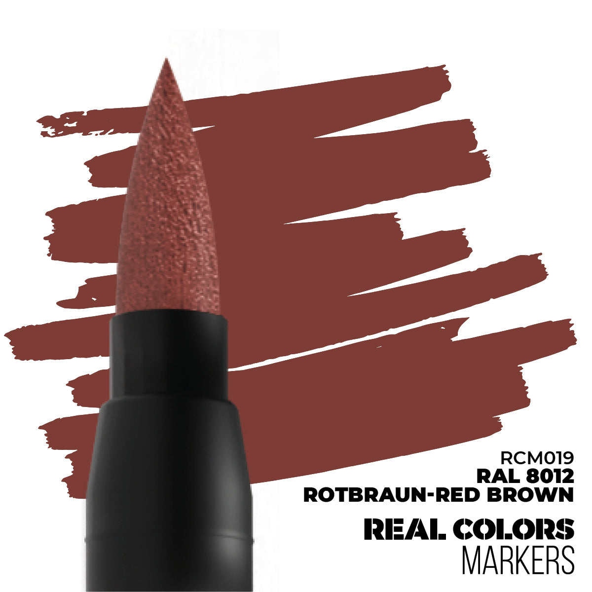 AK Interactive: Real Colors Markers - 8012 Rotbraun-Red Brown