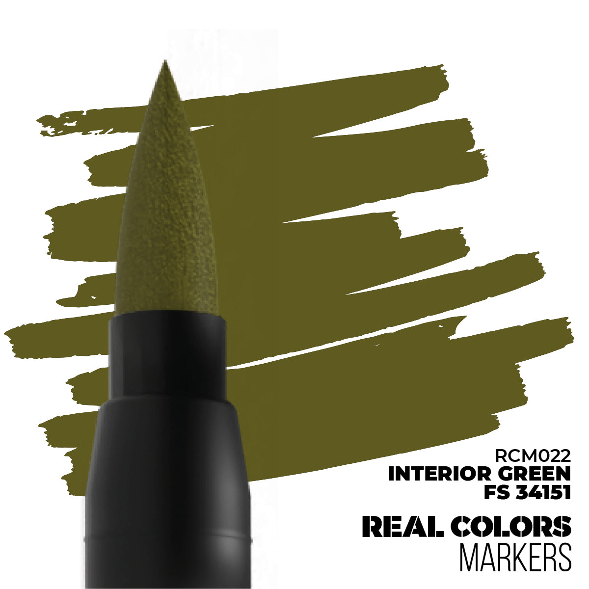 AK Interactive: Real Colors Markers - Interior Green FS 34151