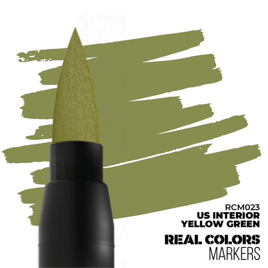AK Interactive: Real Colors Markers - US Interior Yellow Green