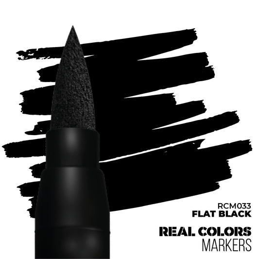 AK Interactive: Real Colors Markers - Flat Black - Warhaus
