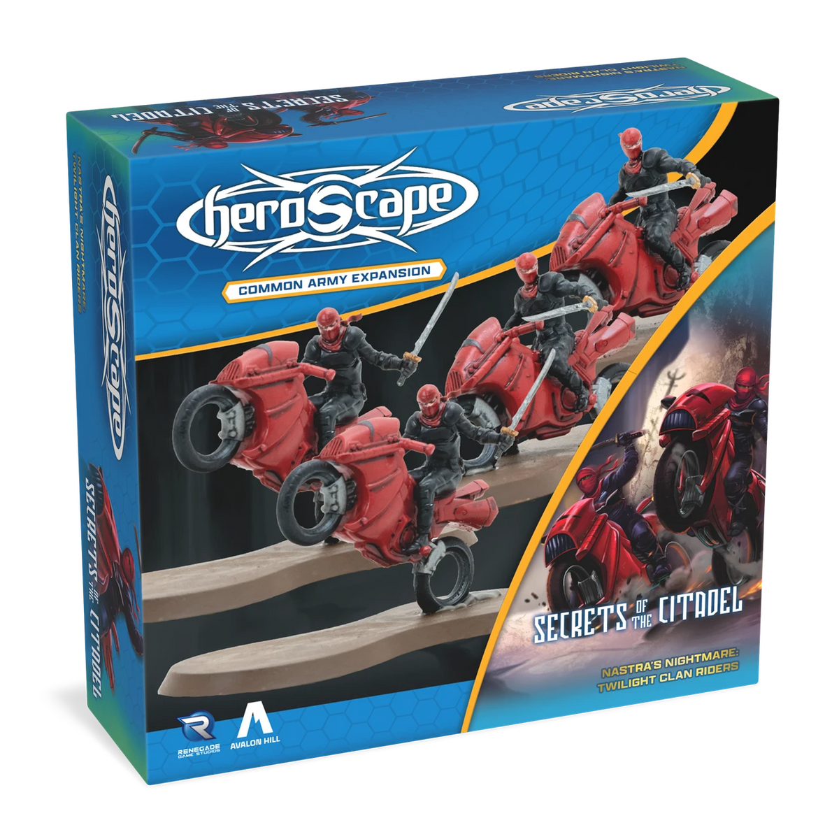 Heroscape - Twilight Ninja Clan Riders Army Expansion