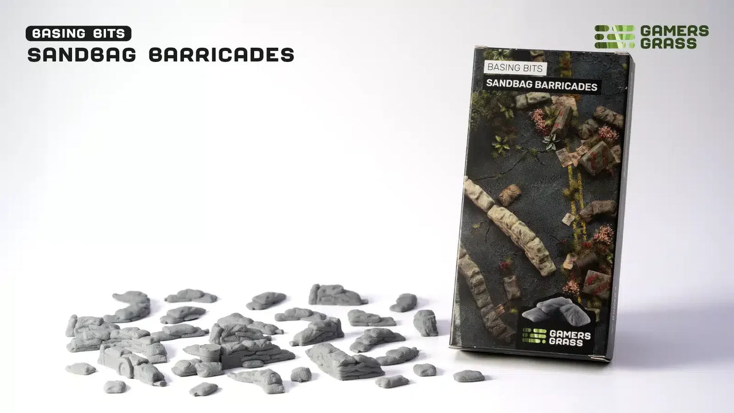 Gamers Grass - Sandbag Barricades Basing Bits