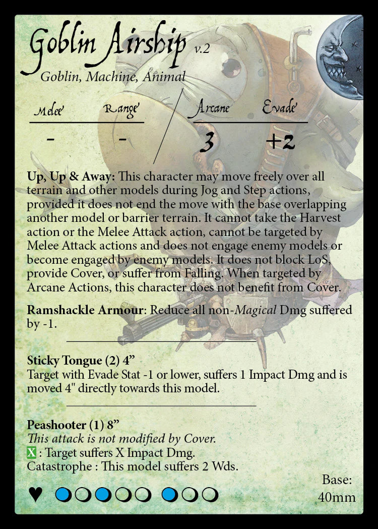 Moonstone: Goblin Airship - Warhaus