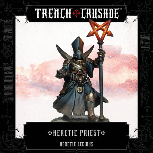 Trench Crusade: Heretic Priest (Polearm/staff, knife)