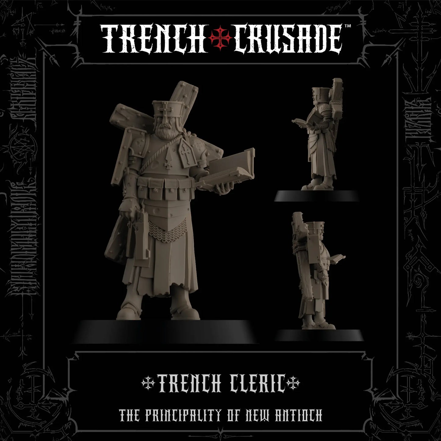 Trench Crusade: Trench Cleric (Book, Pistol)