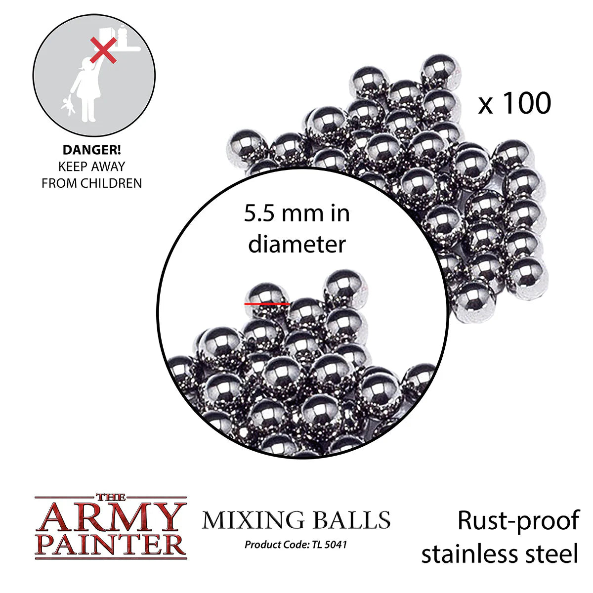 Army Painter: Paint Mixing Balls Stainless Steel - Warhaus