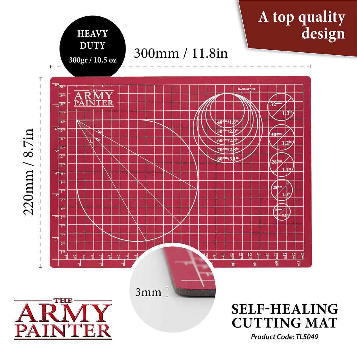 Army Painter: Self Healing Cutting Mat - Warhaus