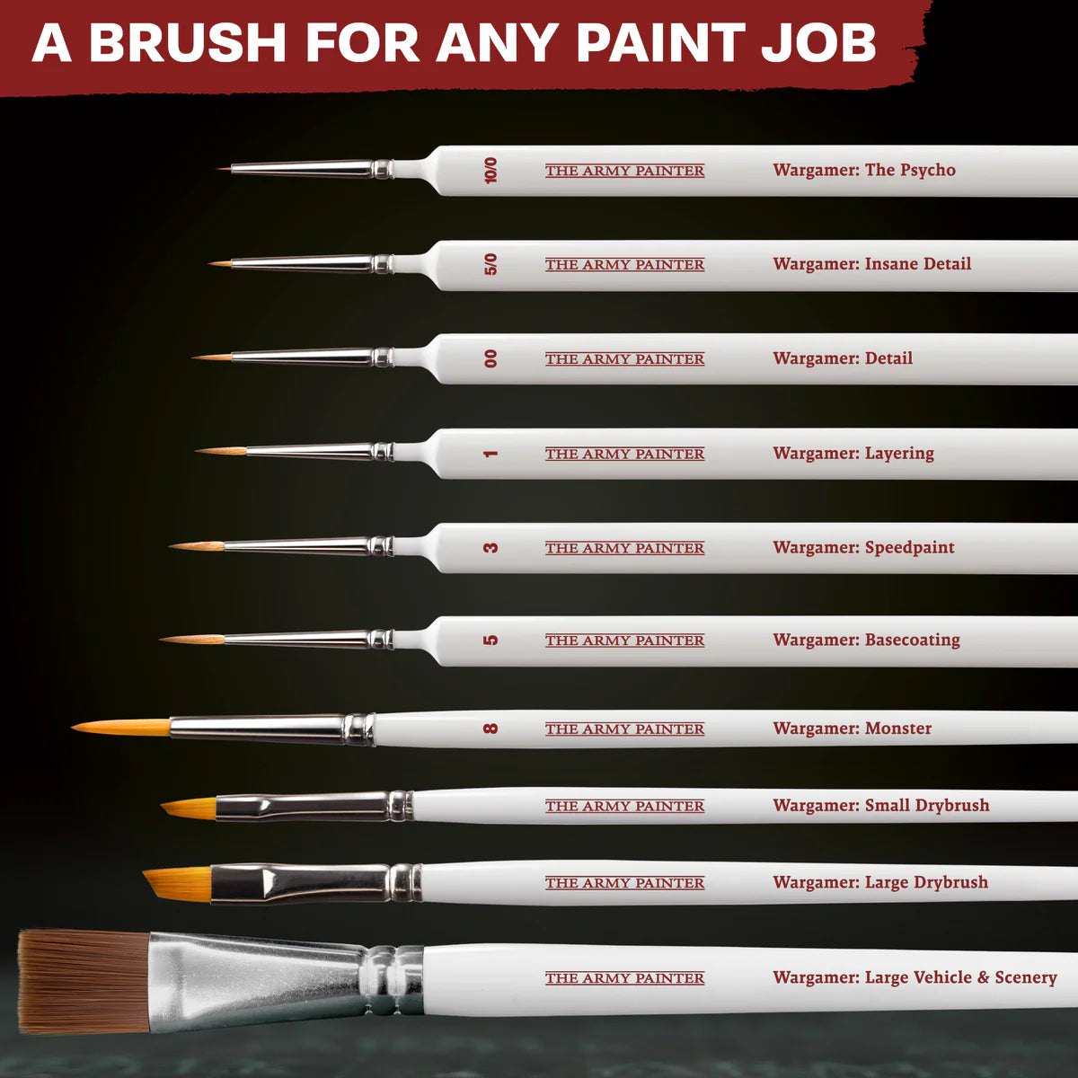 Army Painter: Mega Brush Set