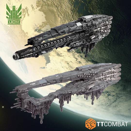 Dropfleet Commander: UCM Battlecruisers