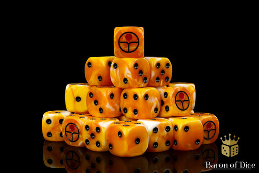 Baron of Dice: Universal Peace - Ochre (Round)
