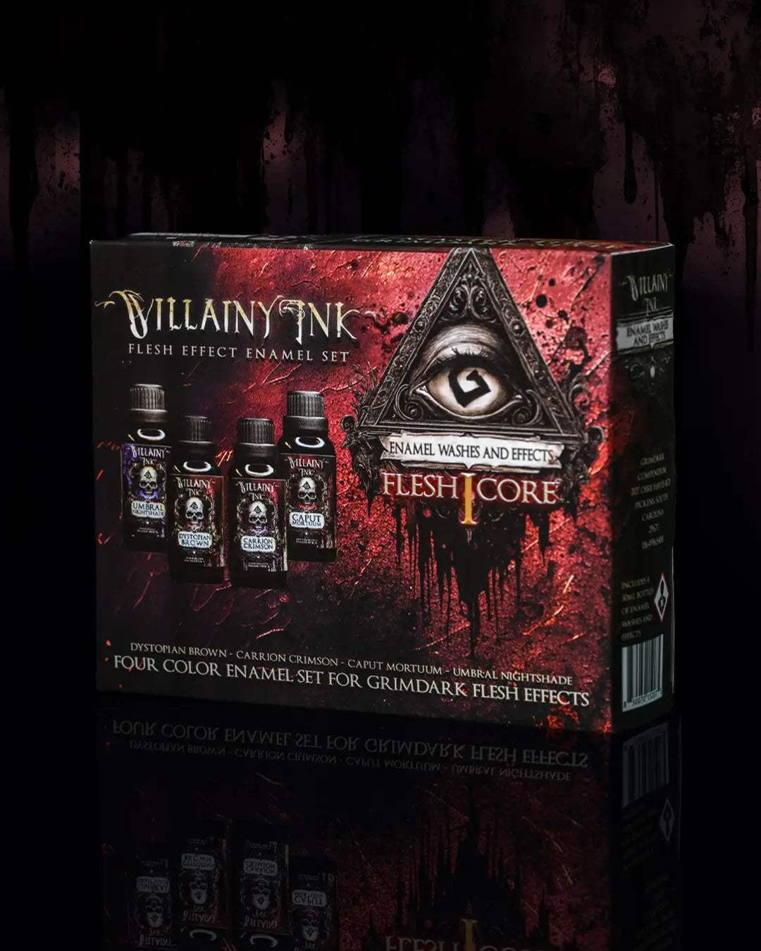 Villainy Ink Enamels • Flesh Core Set I