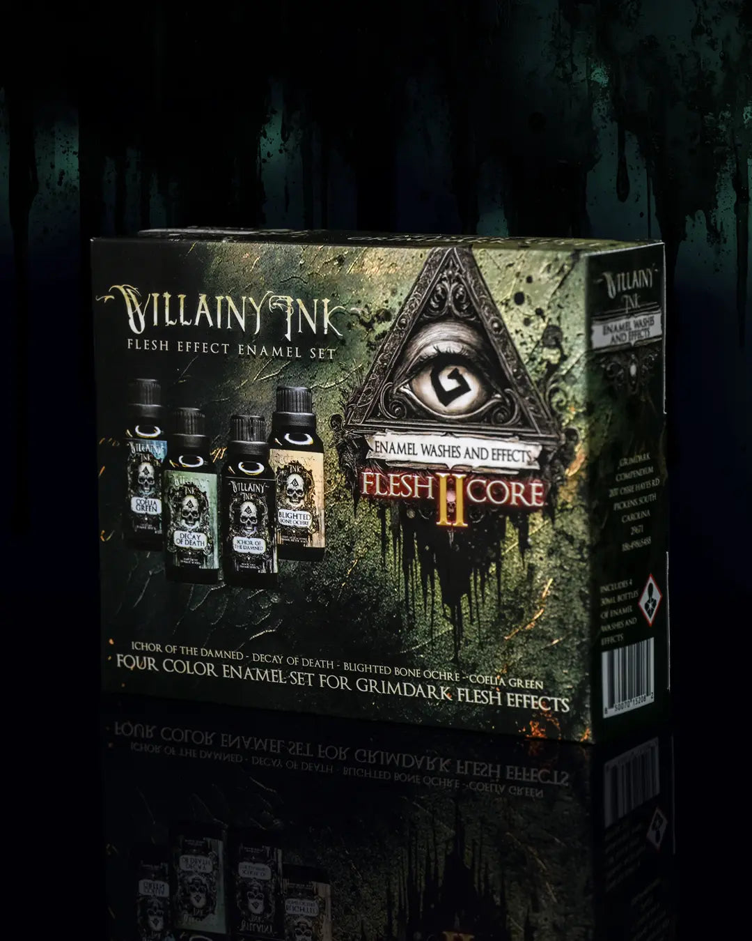 Villainy Ink Enamels • Flesh Core Set II