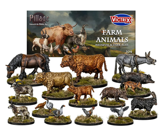 Victrix Miniatures: Farm Animals (Dark Ages & Medieval)