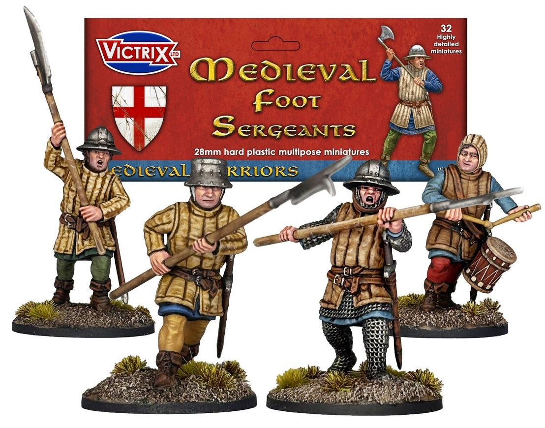 Victrix Miniatures: Medieval Foot Sergeants