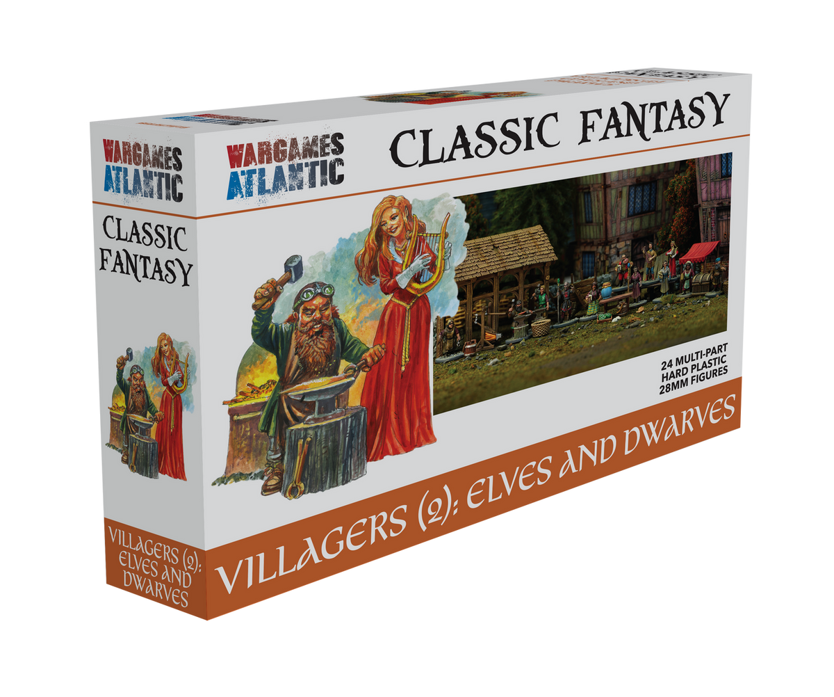 Wargames Atlantic: Villagers (2) - Elves & Dwarves