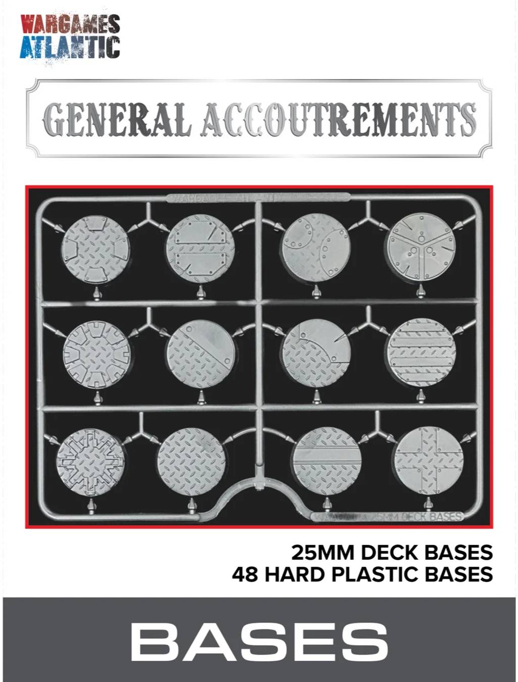 General Accoutrements: 25mm Deck Bases