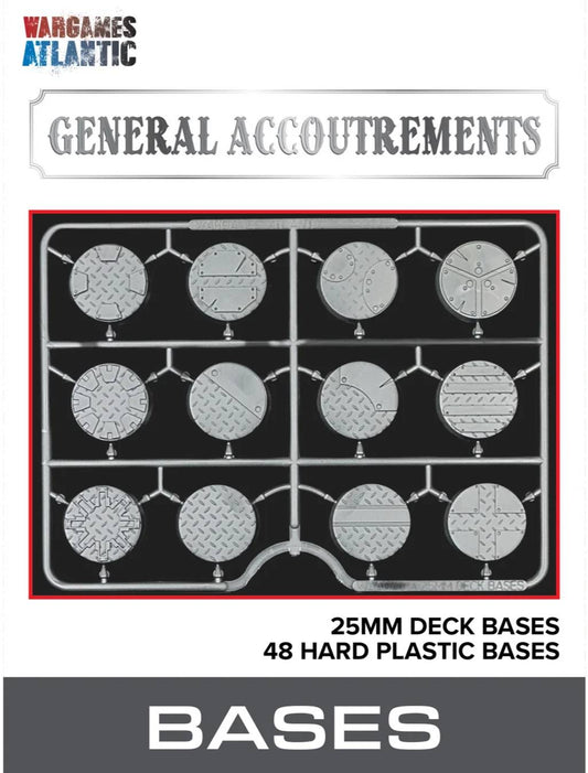 General Accoutrements: 25mm Deck Bases