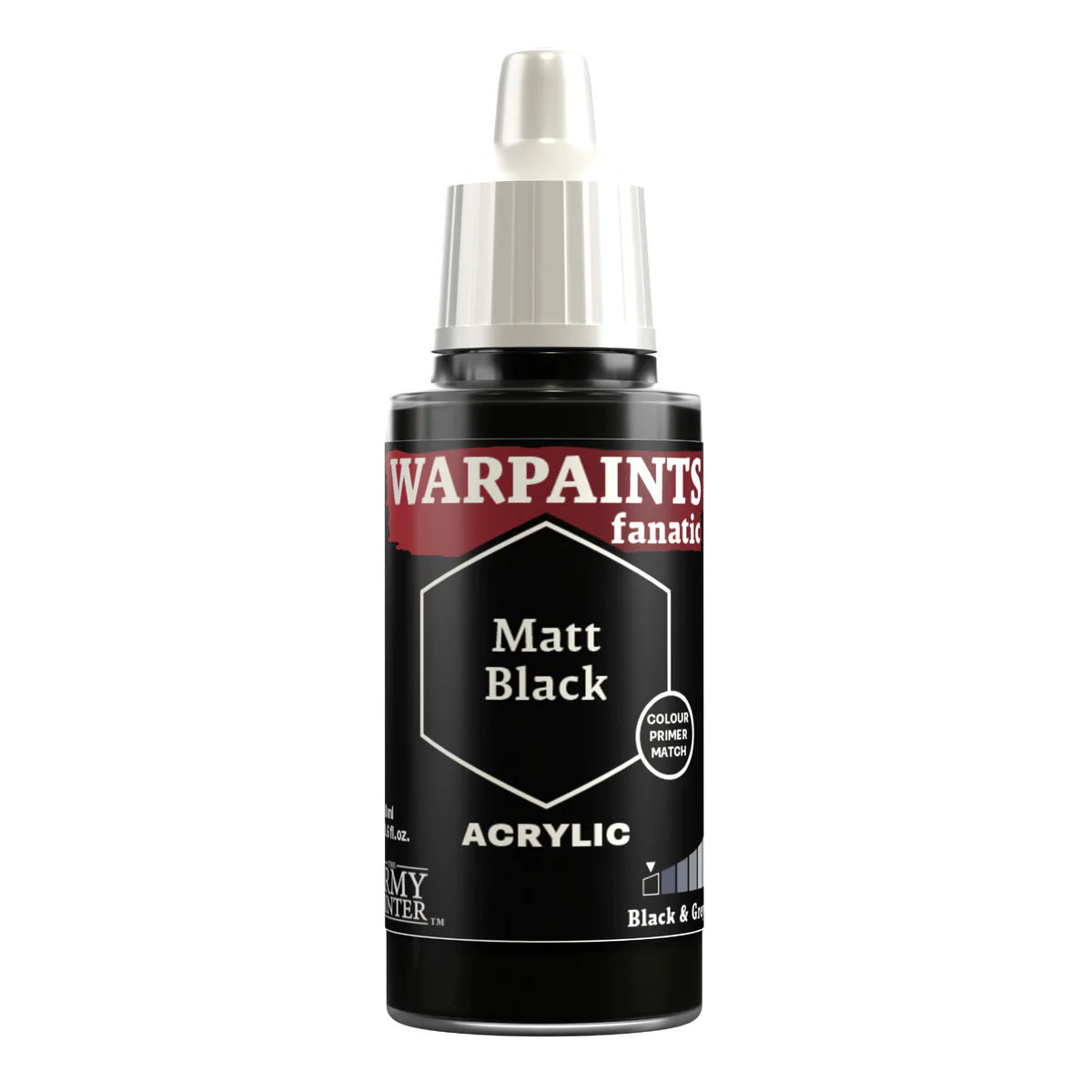 Army Painter - Warpaints Fanatic - Matt Black - Warhaus