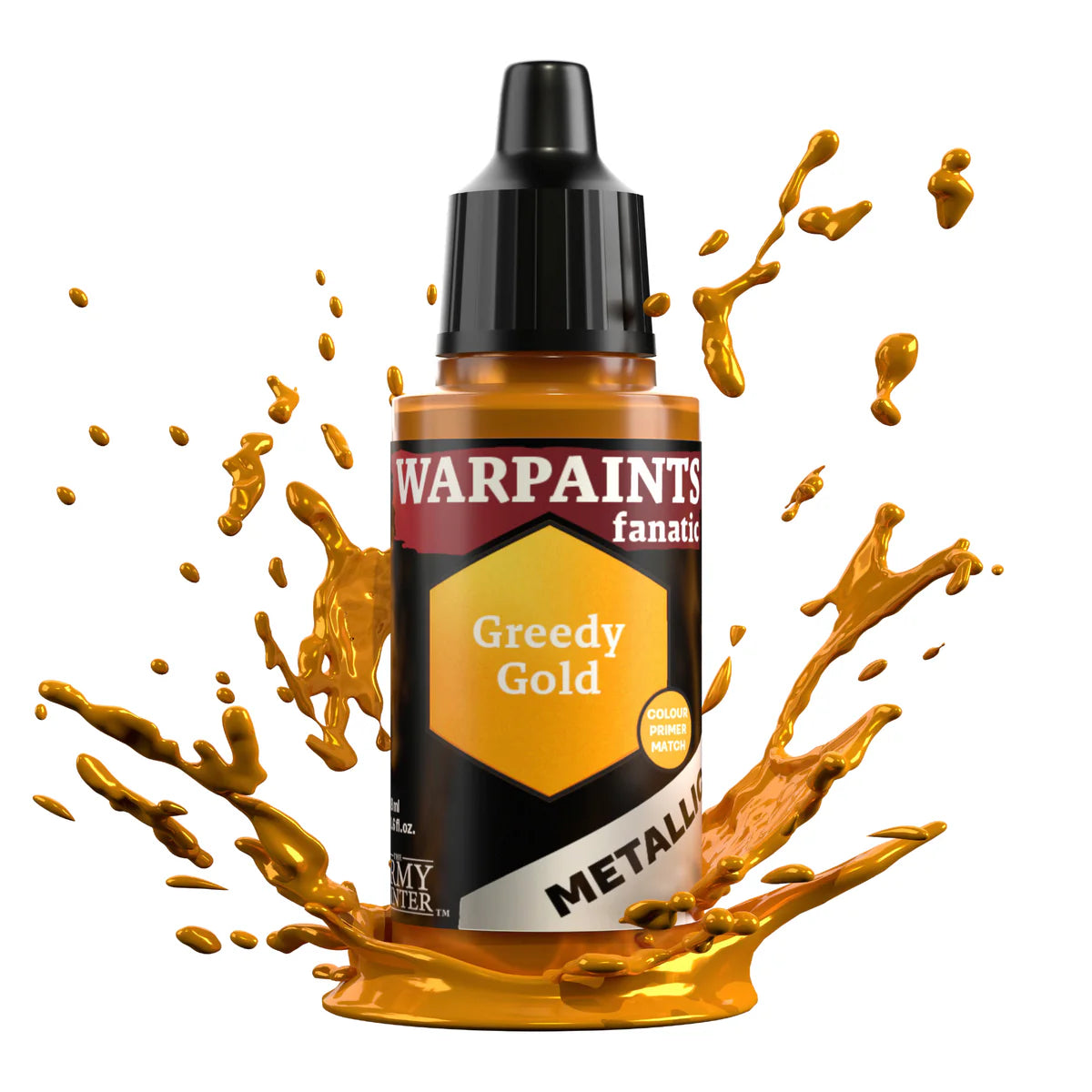 Army Painter - Warpaints Fanatic - Metallic - Greedy Gold - Warhaus