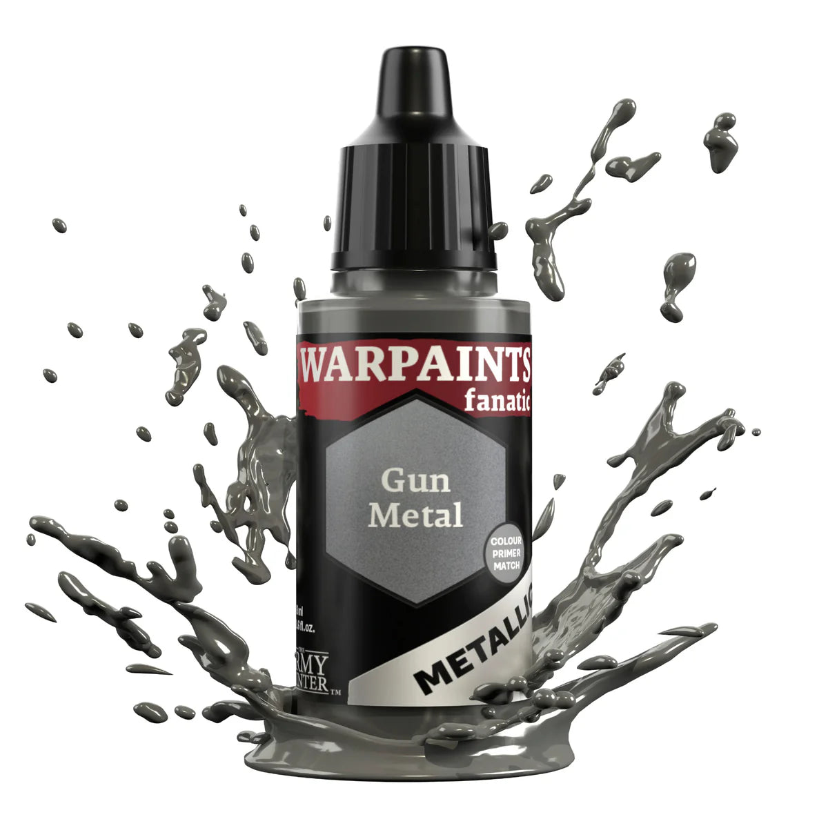 Army Painter - Warpaints Fanatic - Metallic - Gun Metal - Warhaus