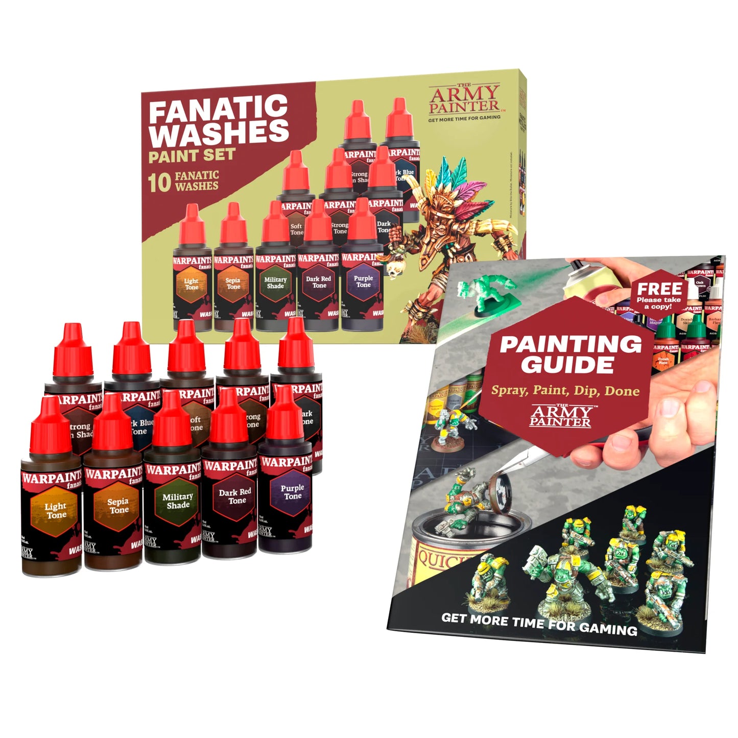 Army Painter: Warpaints Fanatic Washes Set - Warhaus