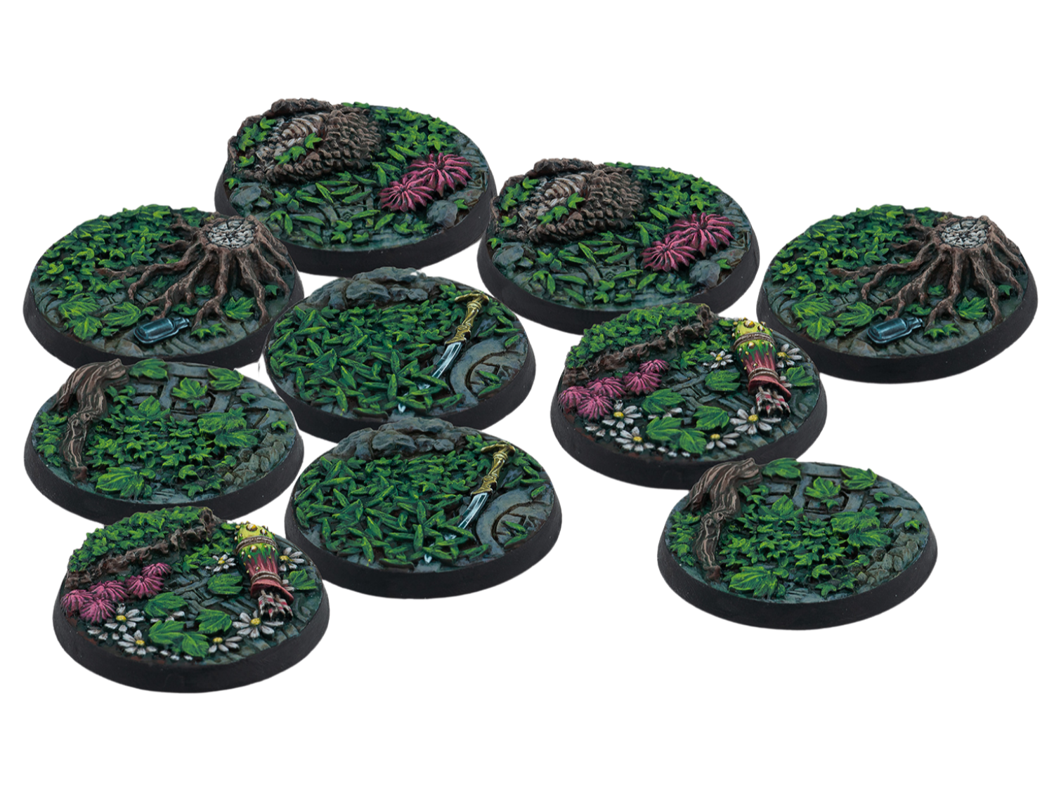 Warcrow: 30mm Syenann Scenery Bases - Warhaus