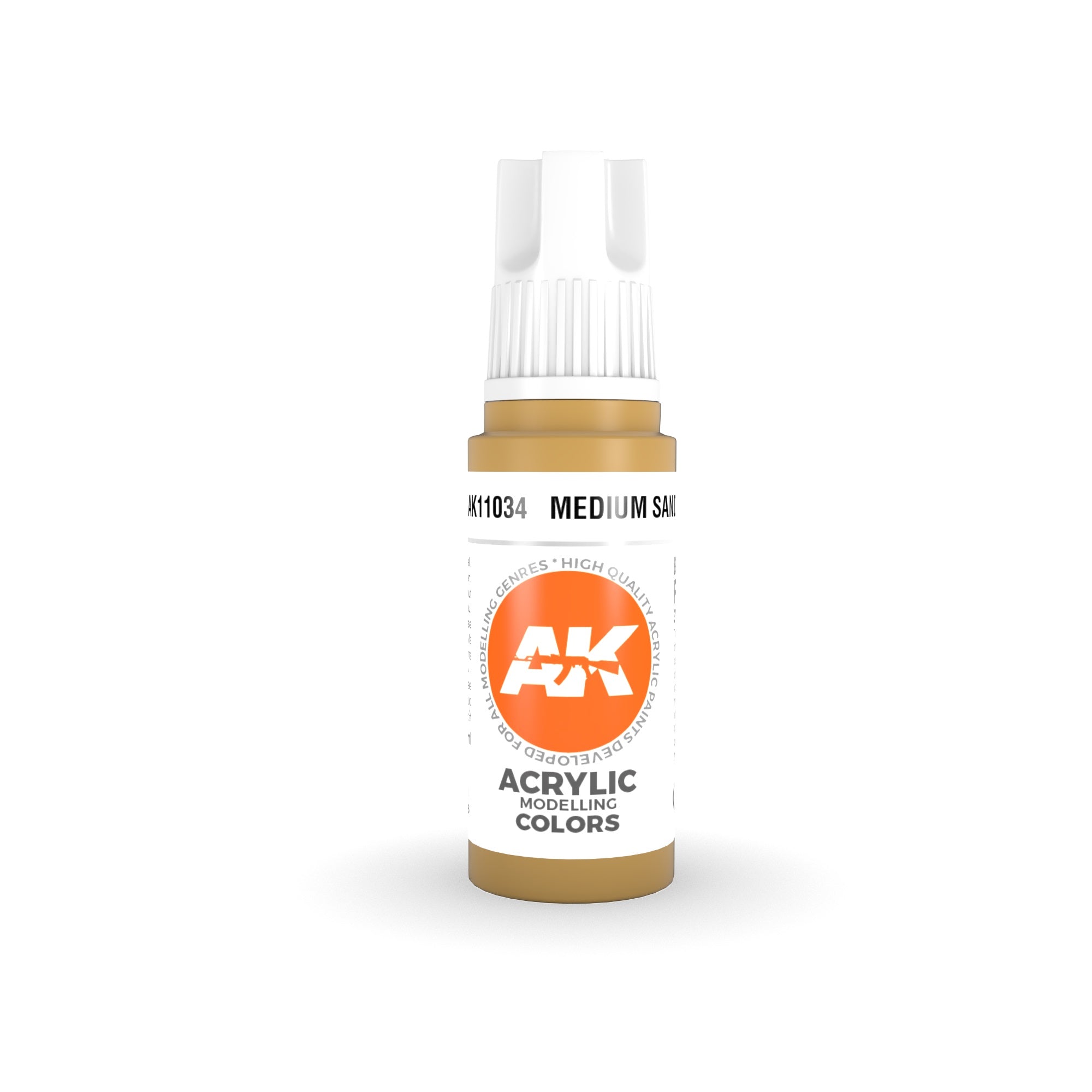AK Interactive: 3 Gen Acrylics - Medium Sand 17ml