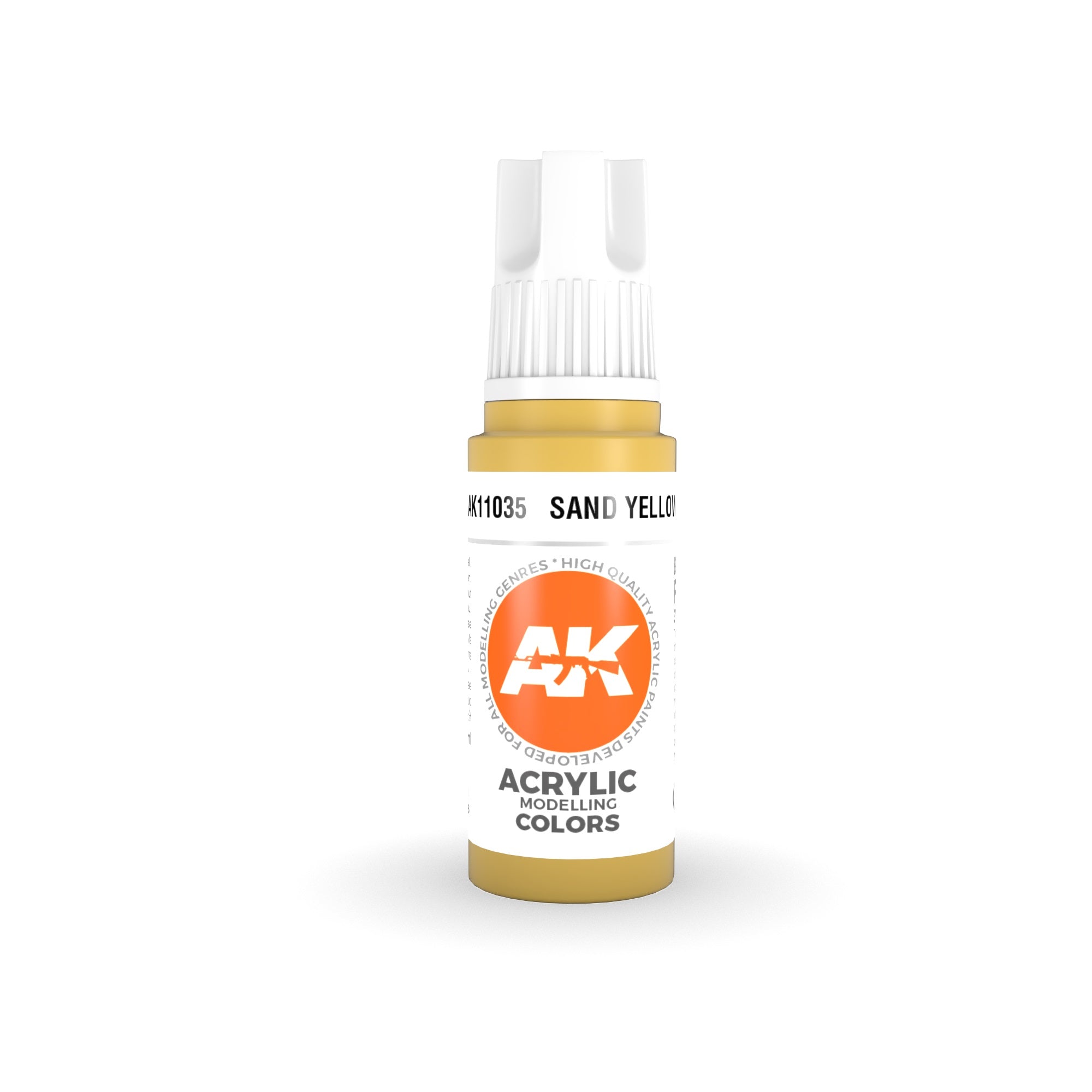 AK Interactive: 3 Gen Acrylics - Sand Yellow 17ml