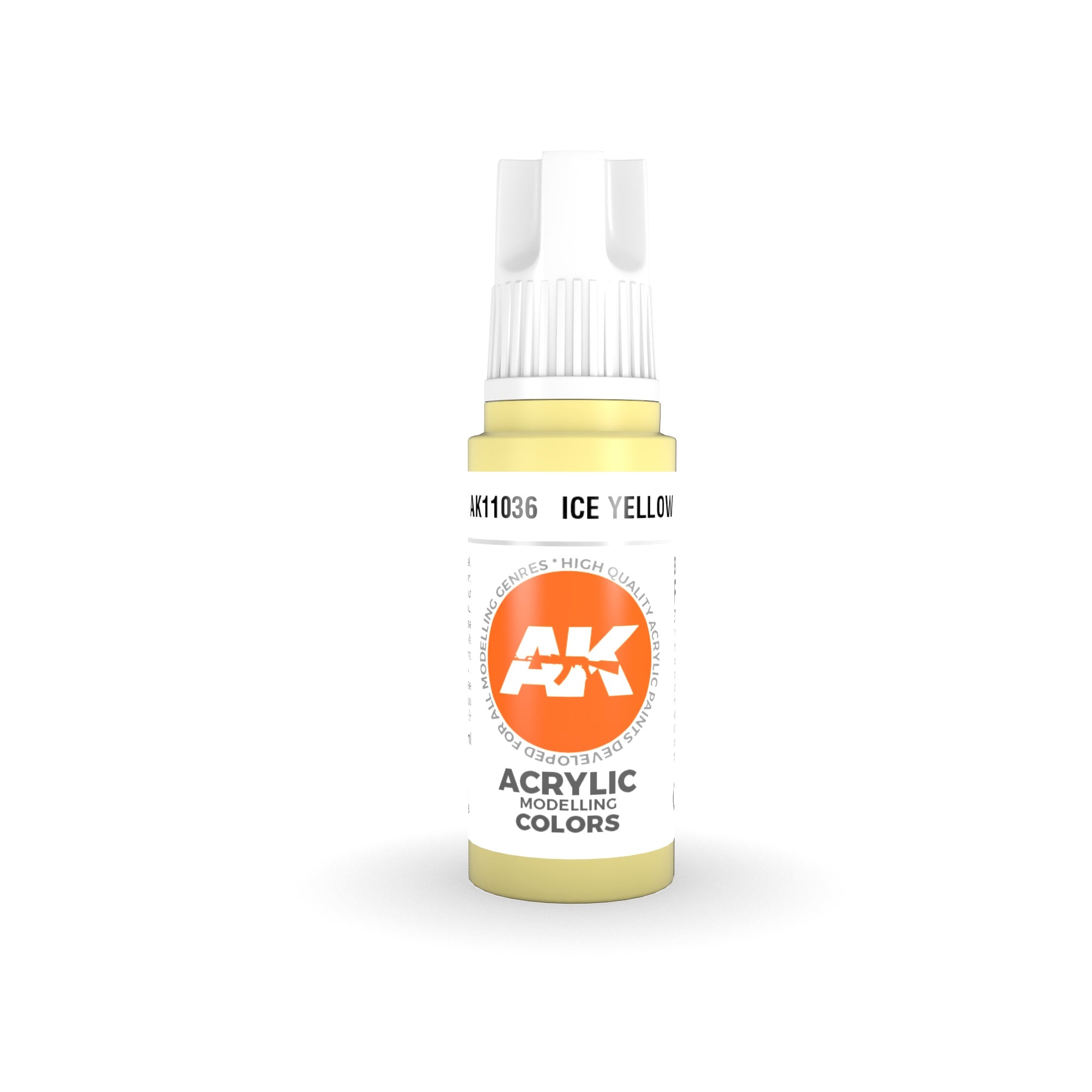 AK Interactive: 3 Gen Acrylics - Ice Yellow 17ml