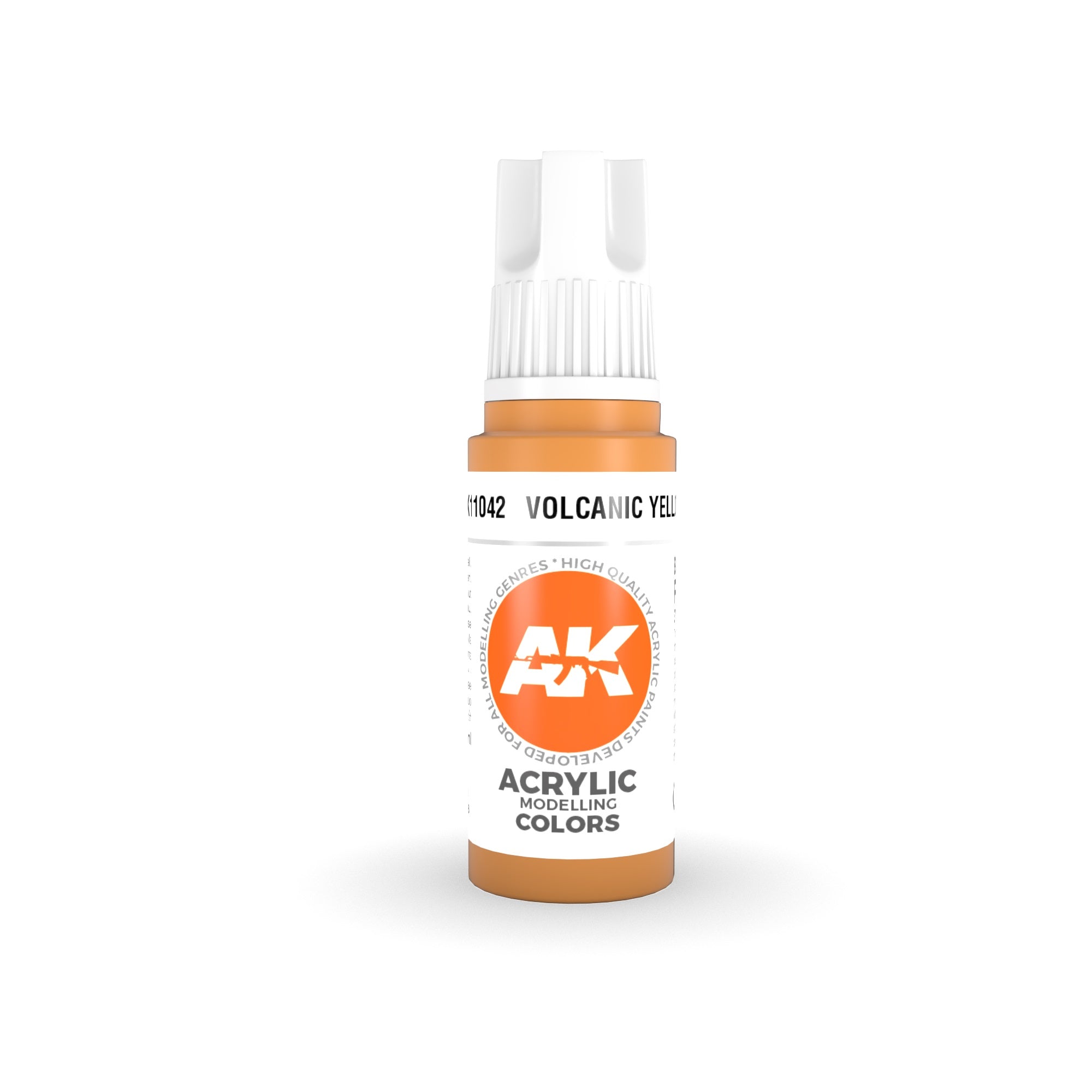 AK Interactive: 3 Gen Acrylics - Volcanic Yellow 17ml