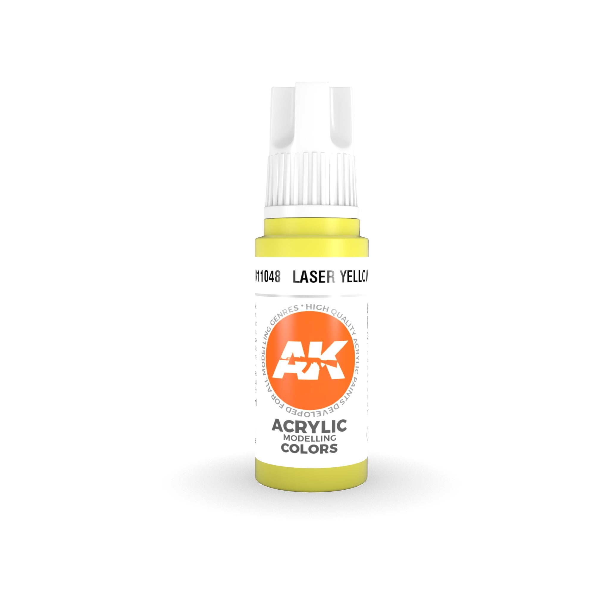 AK Interactive: 3 Gen Acrylics - Laser Yellow 17ml
