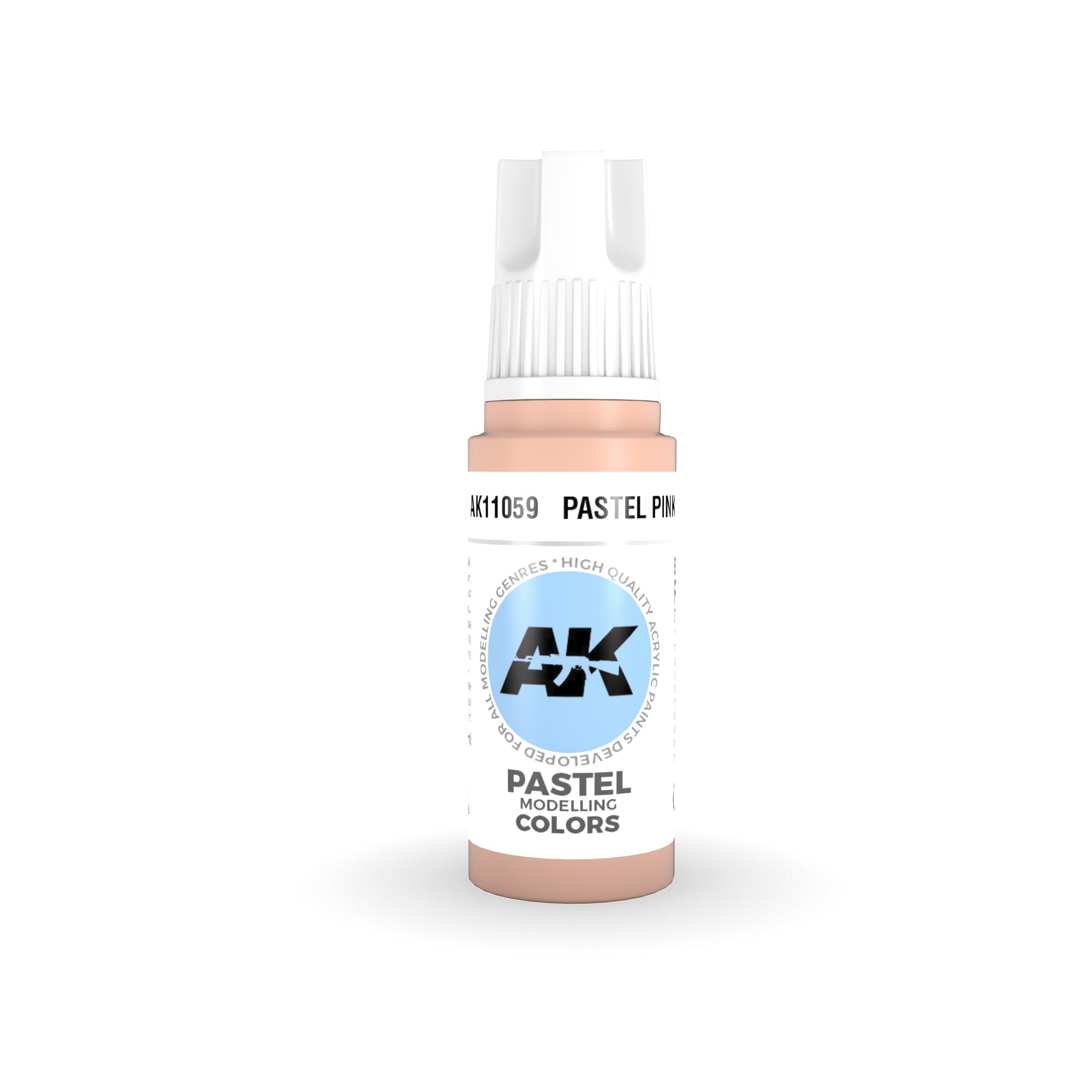 AK Interactive: 3 Gen Acrylics - Pastel Pink 17ml