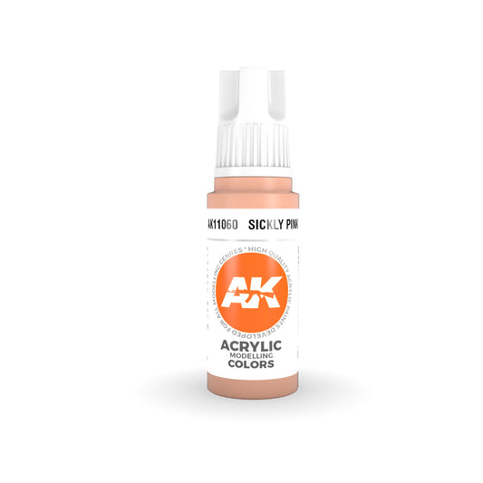 AK Interactive: 3 Gen Acrylics - Sickly Pink 17ml