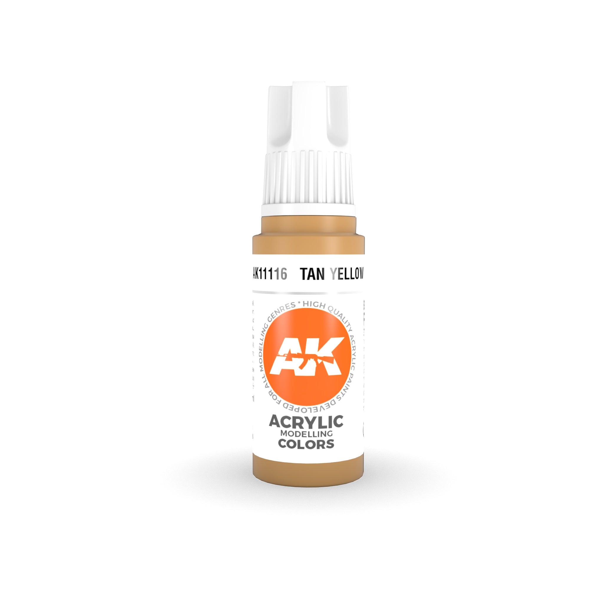 AK Interactive: 3 Gen Acrylics - Tan Yellow 17ml