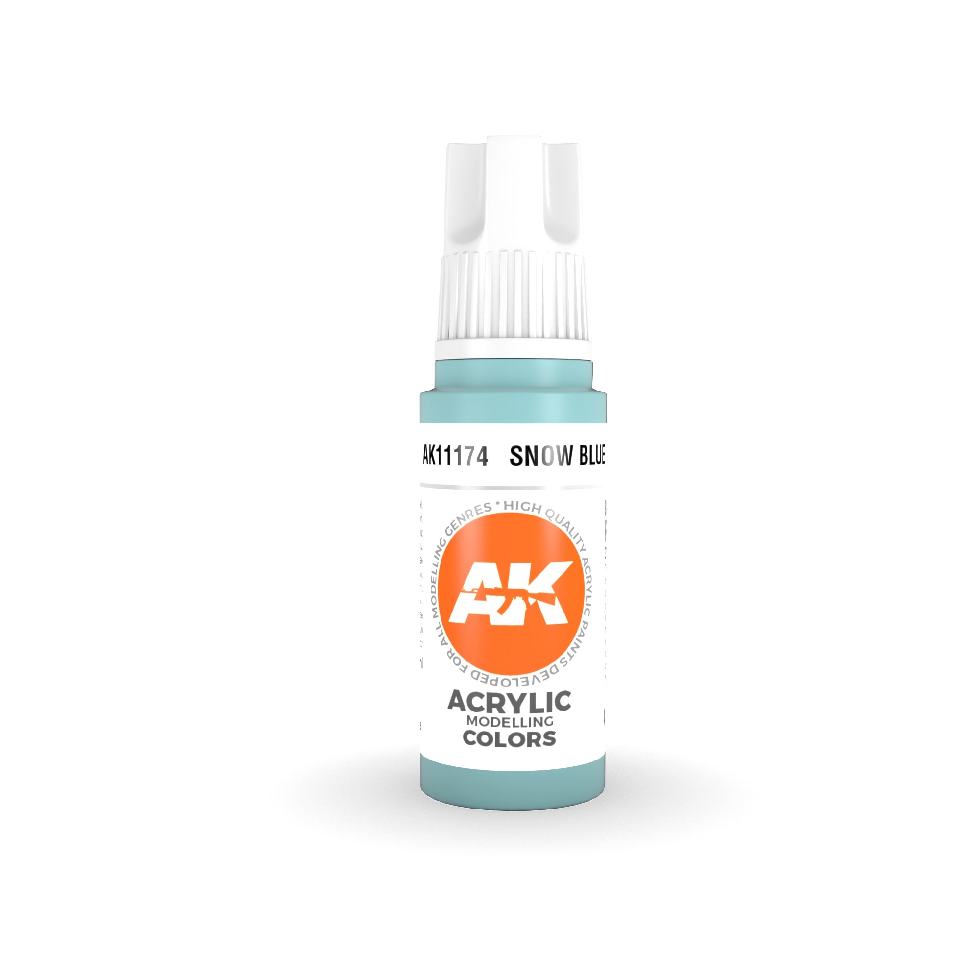 AK Interactive: 3 Gen Acrylics - Snow Blue 17ml