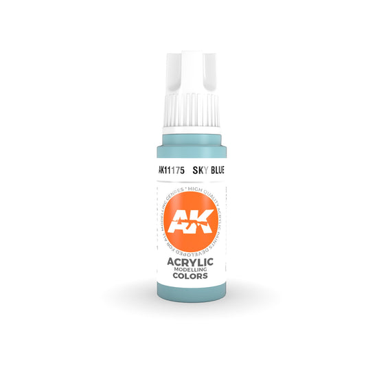 AK Interactive: 3 Gen Acrylics - Sky Blue 17ml