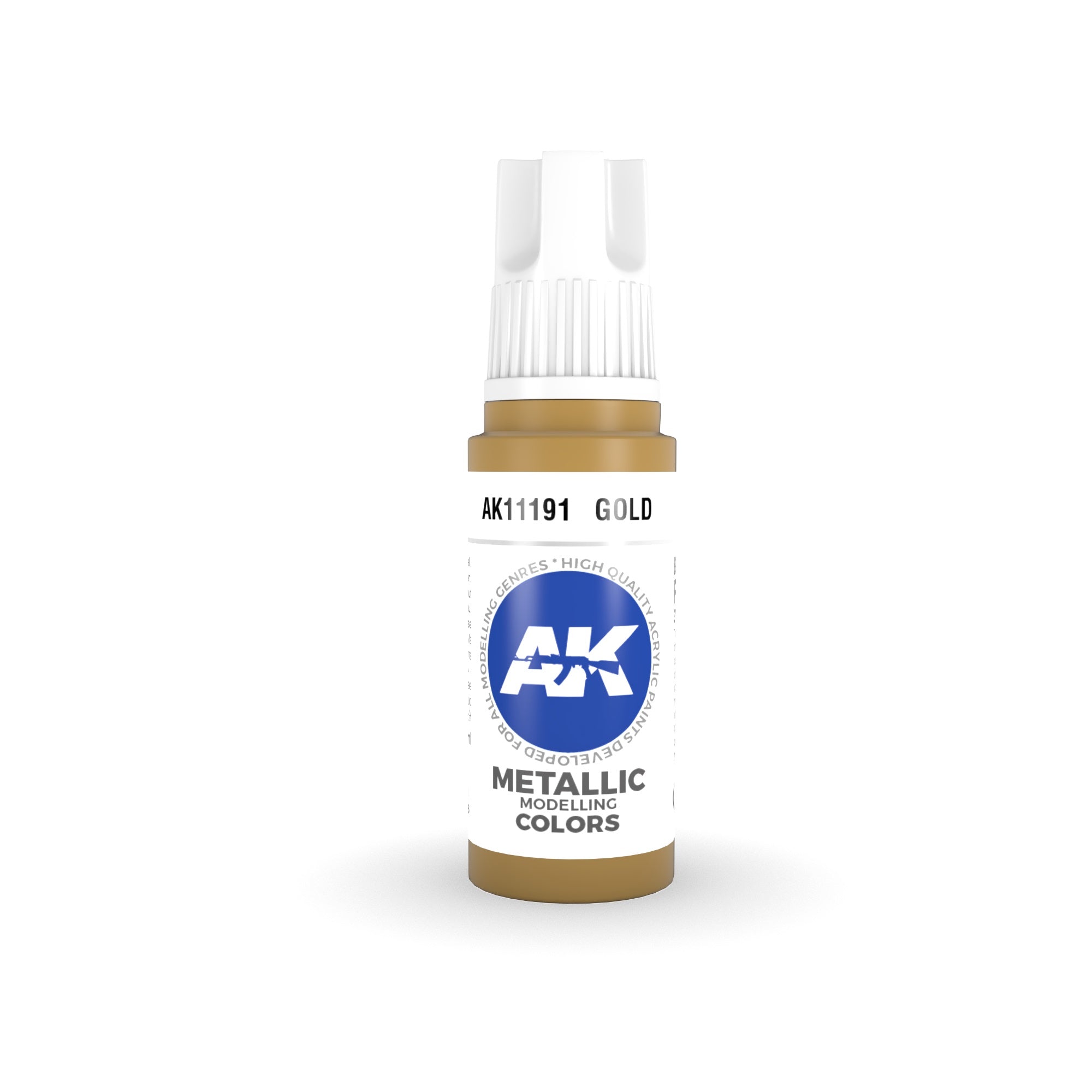 AK Interactive: 3 Gen Acrylics - Gold 17ml